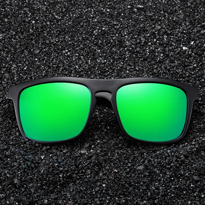 KIZN الخيزران الخشب الرجال قصر النظر النظارات الشمسية مربع النساء الاستقطاب وصفة طبية البصريات نظارات UV400 البصريات نظارات -0.50 إلى -10