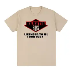 Beastie Boys Vintage T-shirt Hip Hop Music Cotton Men T shirt New Tee Tshirt Womens Tops