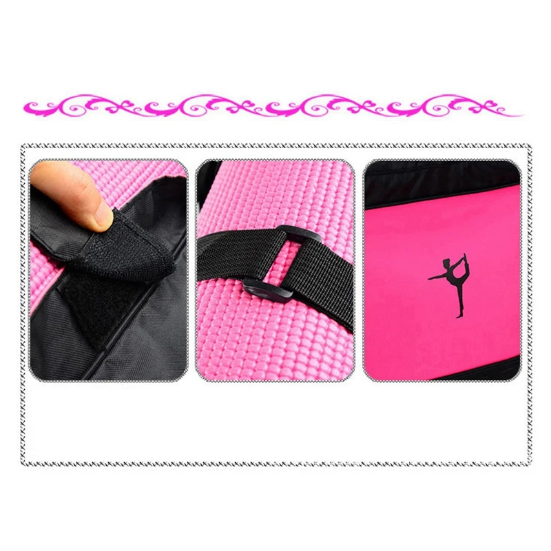 Stunning- Yoga Bag,Travel Bag,Large Capacity Yoga Mat Backpack,Gym Bag,Yoga Bag,Pink