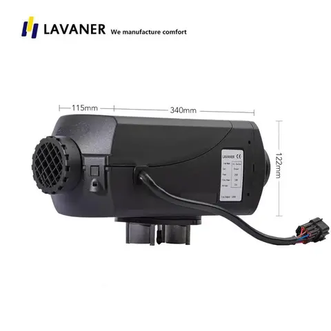 LAVANER Pro Max Alpine 12V 2KW Diesel Air Heater, Up to 10,000 ft, Brushless Motor for RV Camper Van Truck Trailer