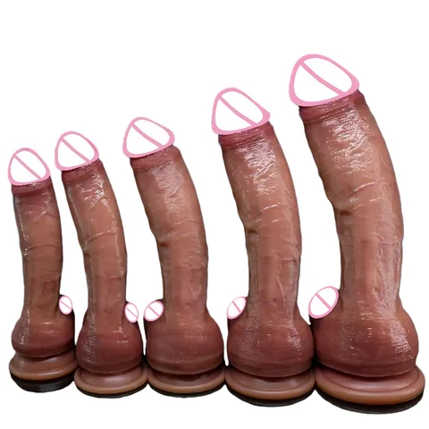 Oversized Realistic Dildo Huge Penis Penetration Anal Sex Toys For Women Masturbation Soft Dick Dildos Sexy Adult Sex Toy Gay