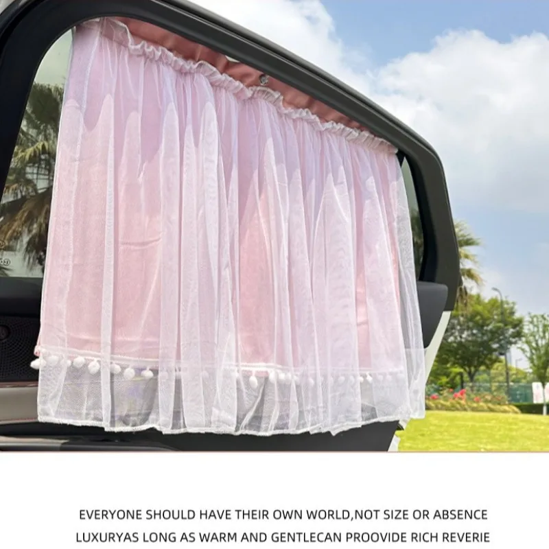 1pc Saugnapf Vorhang im Auto Fenster Sonnenschutz Abdeckung Mesh Universal Seite Fenster Sonnenschirm UV Schutz für Kind baby Kinder – Detail 1