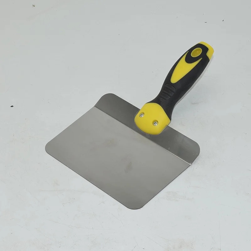 Curved Scraper Drywall Tool Paint Scraper Putty Knife Cement Tool Plastic Handle Stainless Steel Spatula Spackle Knife Hand Tool