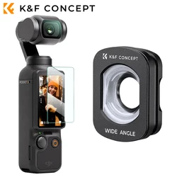 K & F 컨셉 마그네틱 광각 필터 액세서리 보호 액션 카메라 렌즈, DJI Osmo 포켓 3 마그네틱 설치