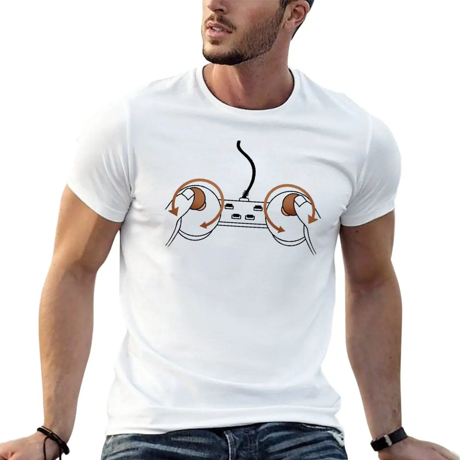 

New Breast Controller Boobs joystick Gift T-Shirt hippie clothes funny t shirt sweat shirts summer top t shirt for men