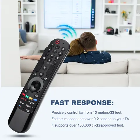 Voice Magic för LG-TV-fjärrkontrollsersättning, för Magic Remote MR22GA med röstigenkänning och pekarfunktion 8 best sales LG magi - №6