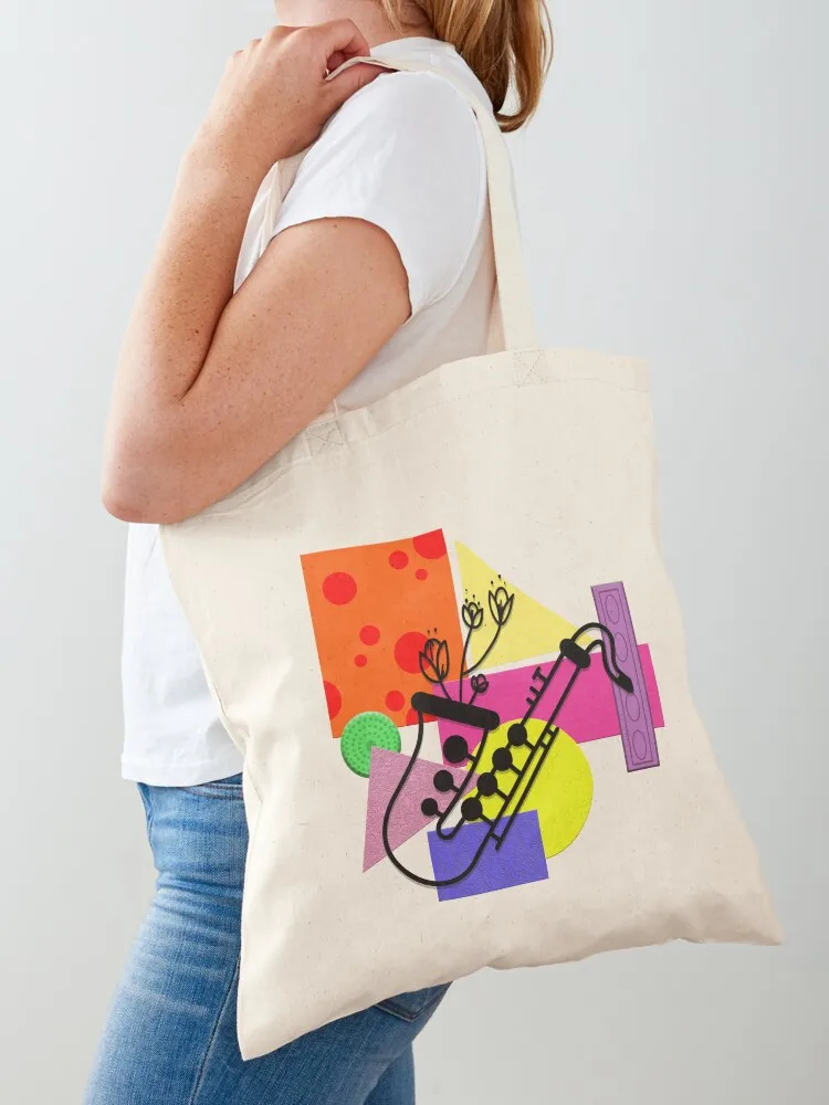 

Let's get funky Tote Bag Women's beach bags eco bag folding tote bag men's custom canvas