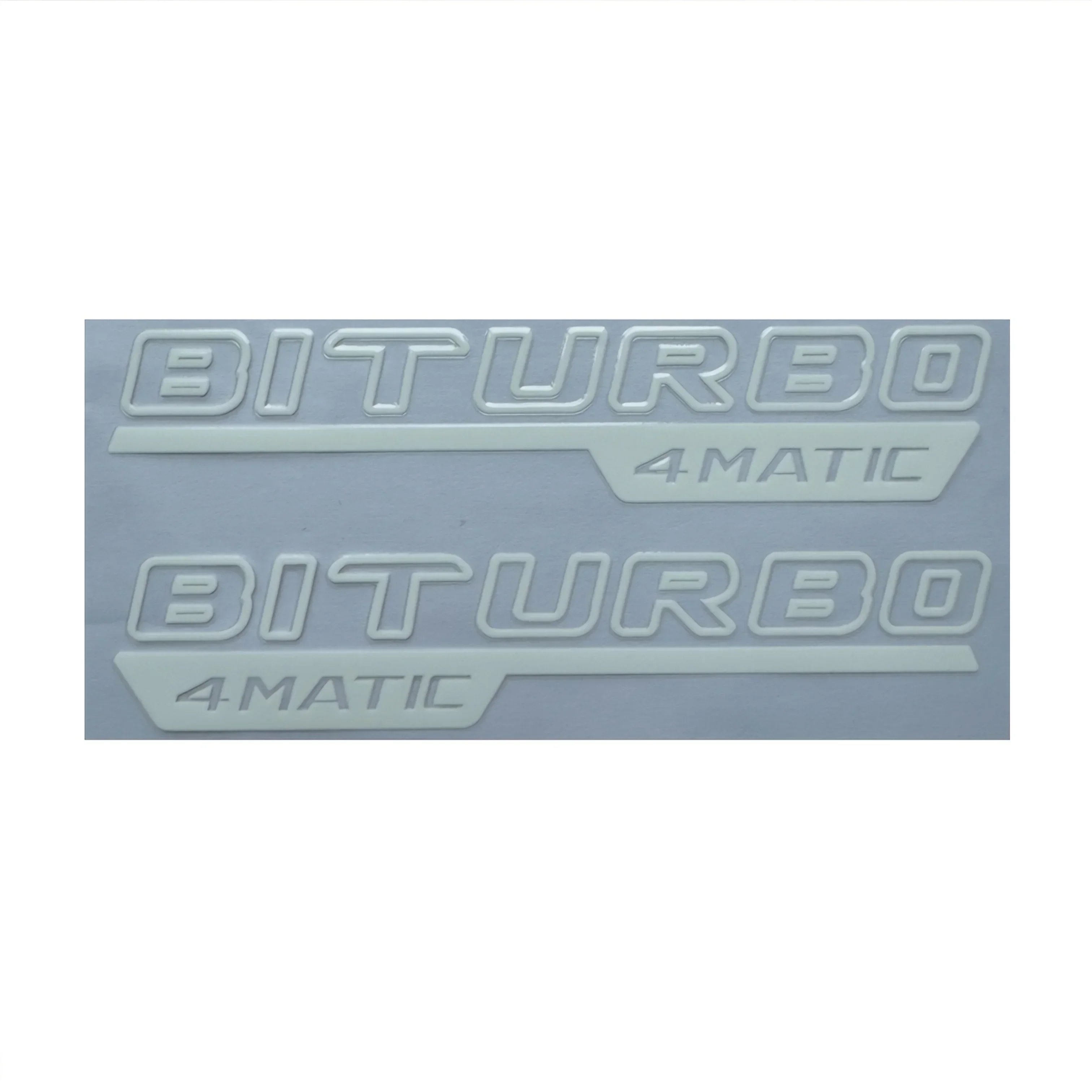 BITURBO 4MATIC Design Sticker for Cars & Motorcycles - usage example
