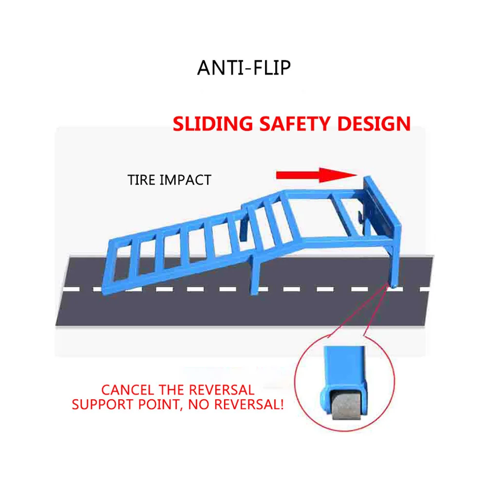 Foldable Car maintenance bracket car repair tool durable and strong slope ladder change oil ramp