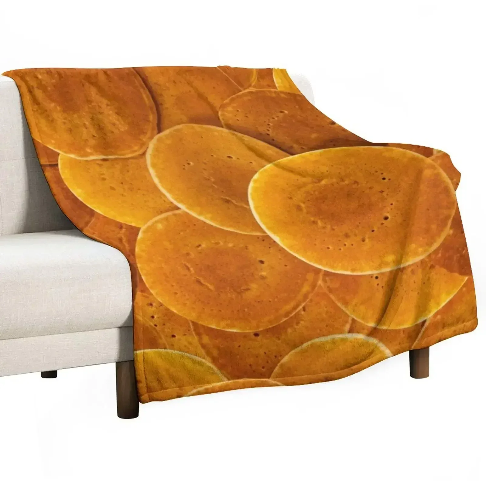 Pancakes Seamless Pattern Throw Blanket Bed covers Decorative Sofa Luxury St Extra Large Throw Thermal Soft Blankets