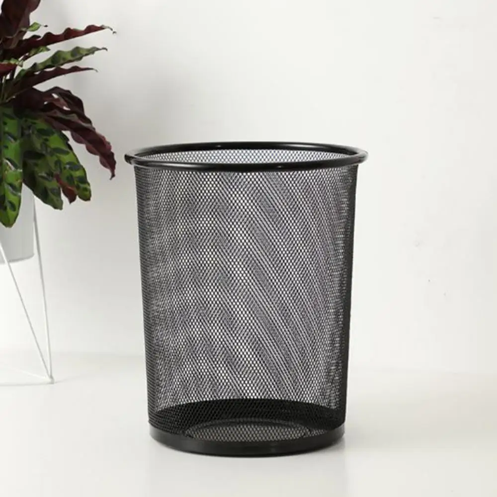 Mes Trash Can Large Capacity Office Kitchen Garbage Basket Cabinet Door Bathroom Trash Bin Dustbin Rubbish Waste Can Basket