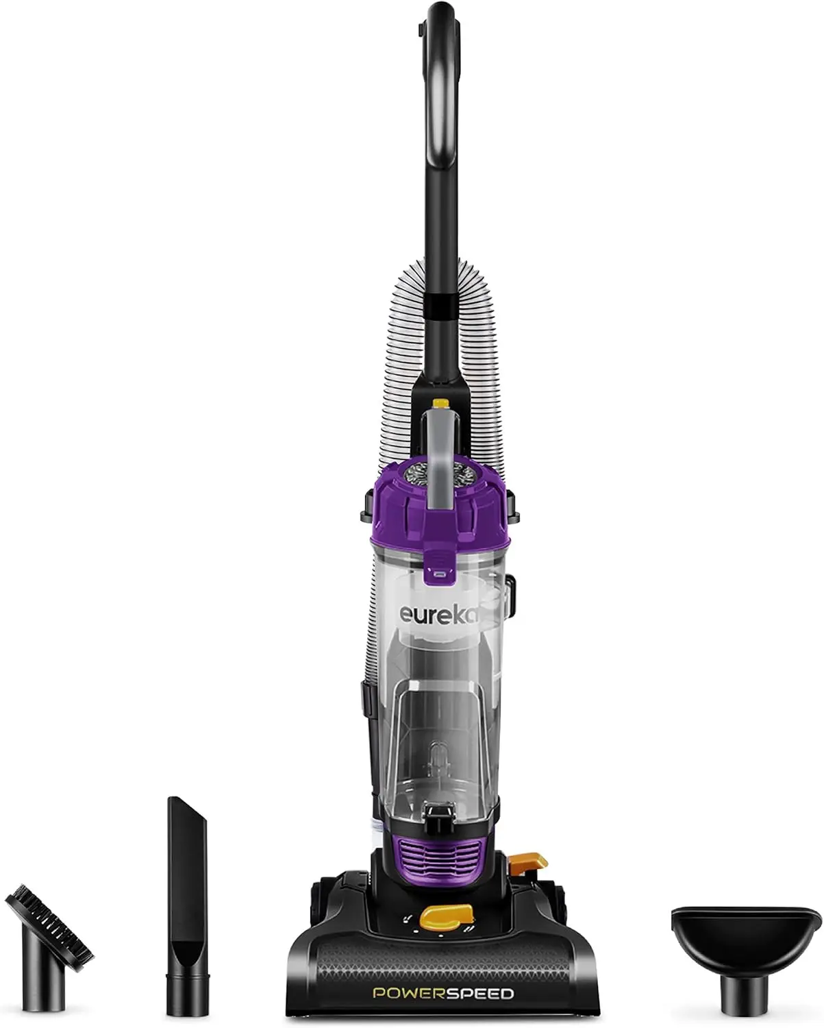 Powerful Bagless Upright Vacuum Cleaner, Lightweight with Large Dust Cup and Accessories