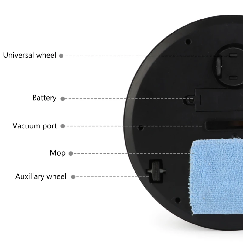 Ultra-thin Robot Vacuum Cleaner Intelligent Cleaning System Clean Carpet Floor Dropshipping