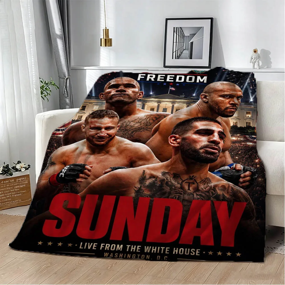 2026 U-Ultimate Fighting Championship C-Conor Flannel Blanket Soft Throw Blanket Art For Home Decor Bed Sofa Picnic Fans Gifts