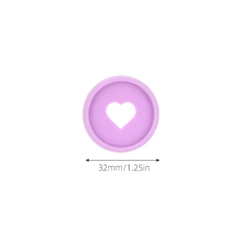 50PCS 32MM Mushroom Hole Loose-leaf Plastic Binding Disc Planner Binder Rings Binding Plastic Rings Notebook Office Supplies