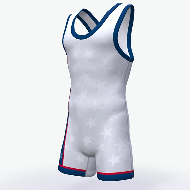 USA Wrestling canottiere Running Wear Suit USA Triathlon un pezzo body Iron WWE costumi da bagno palestra Sport Fitness Skinsuit