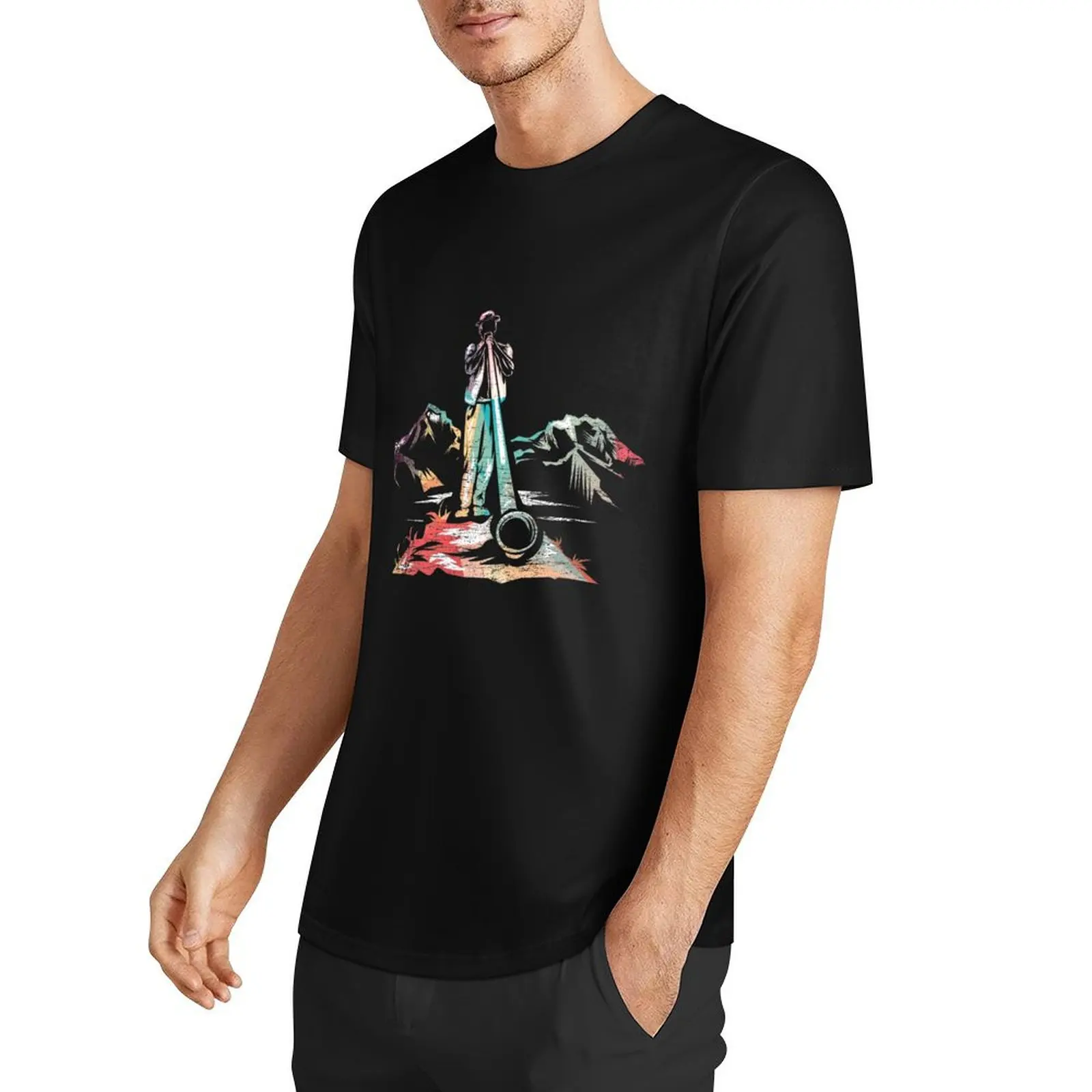 Alphorn Alps T-Shirt graphic shirts blacks mens clothes