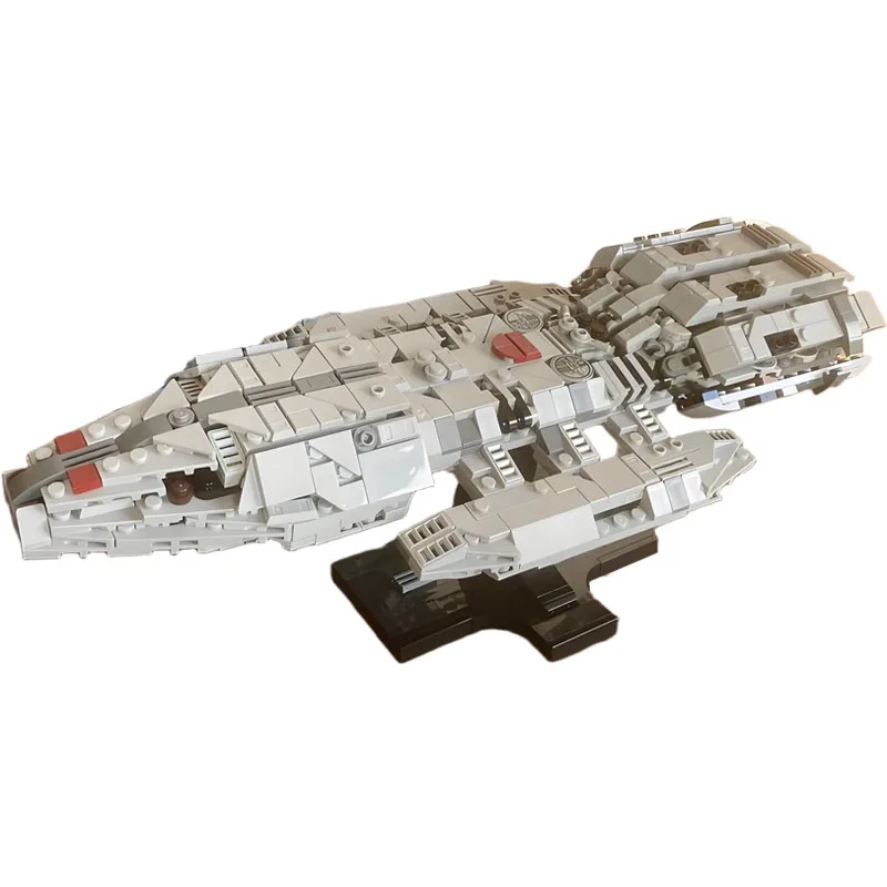 NEW 727PCS MOC 2004 Battlestar Pegasus Midi-Scale Building Blocks Kit 75375 Spaceship MOD DIY Bricks Model Toys Kids Adults Gift