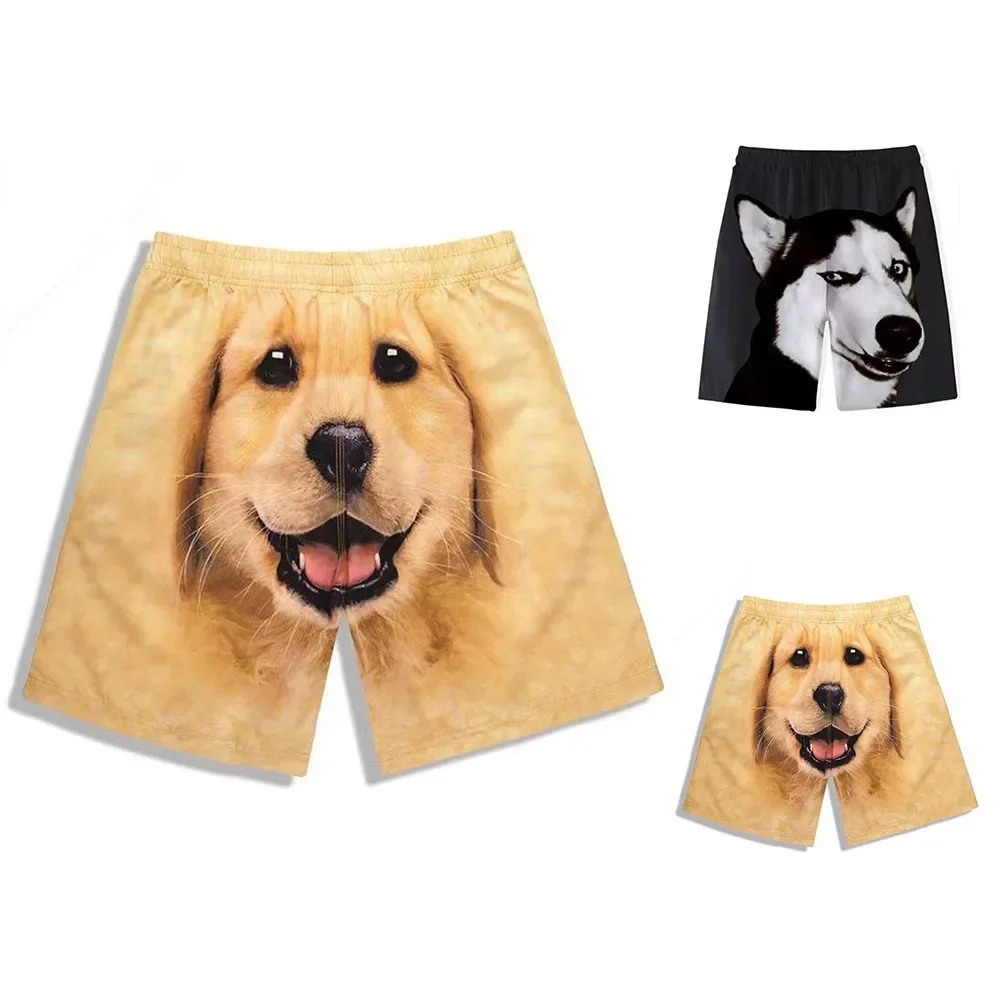 Funny Dog Shorts Casual Walking Home Sleepwear Creative Men Casual Shorts Sports Fitness Beach Short Pants M-5XL