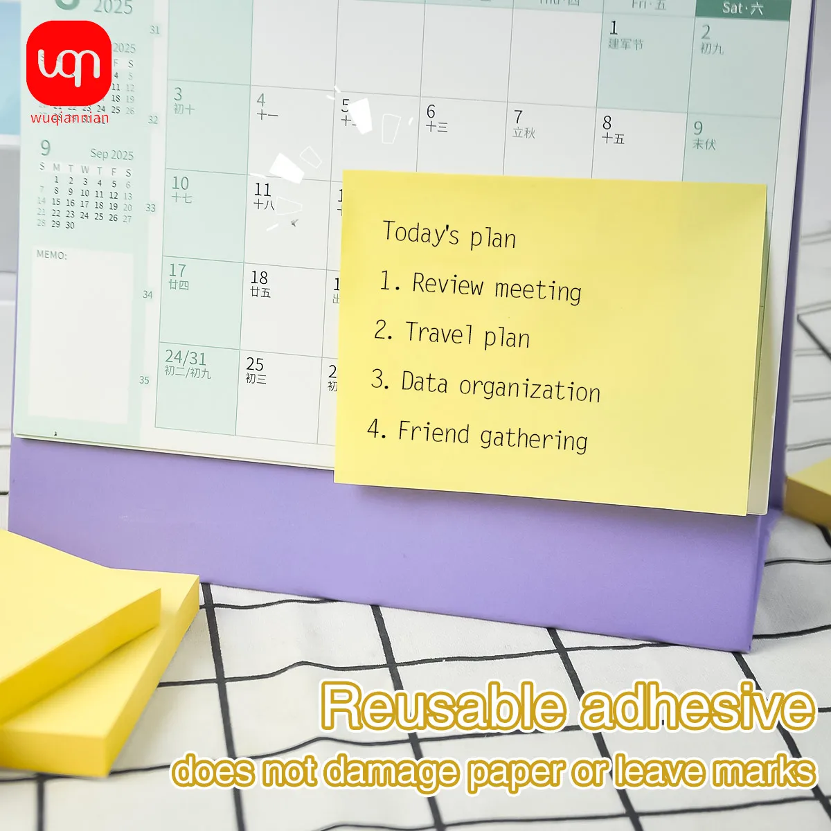 

100 Sticky Notes Are Made From 100% Pure Wood Pulp,Featuring Strong Adhesion.They Are Suitable For Students And Office Supplies,