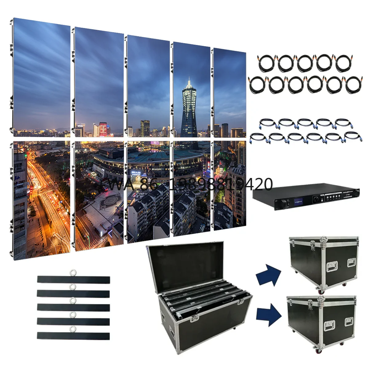 Professional Audio Truss Led Wall Display P3.9 P3  Painel De Tela Telao Screen Panel Outdoor Video Dance Floor