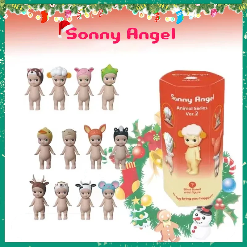 Sonny Angel Blind Box Hippers Mystery Standing Down Angel Series Anime Figures Doll Toys Cute Cartoon Surprise Christmas Gifts