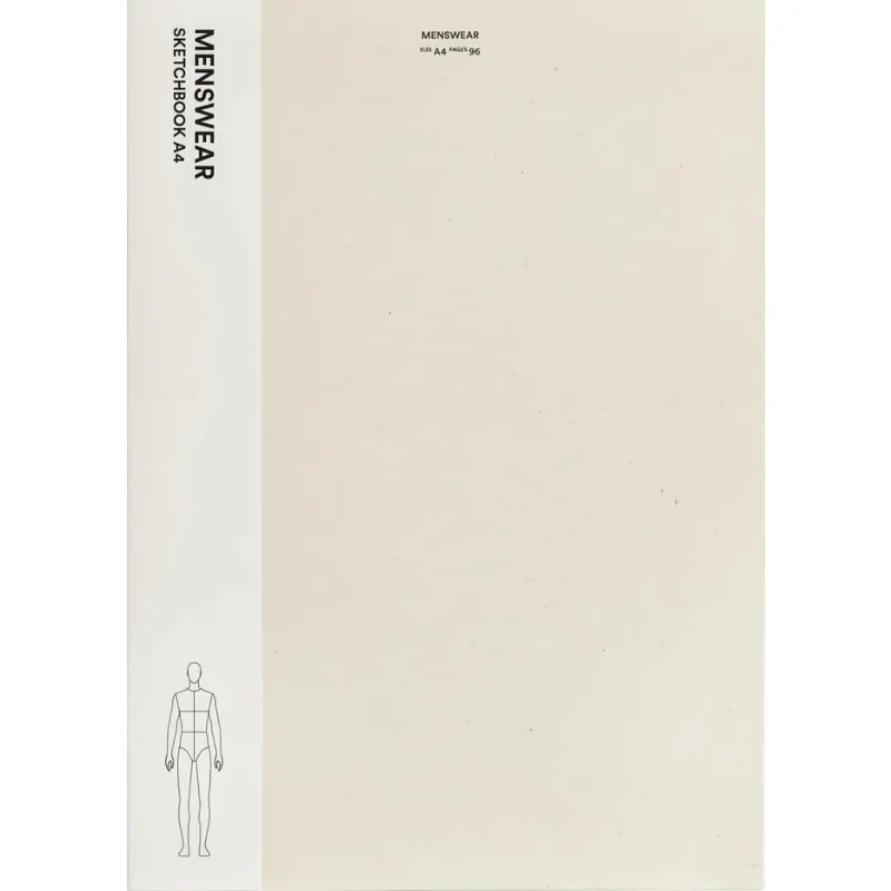 Menswear Sketchbook A4 Fashionary Fashionary 9789887711155 Book