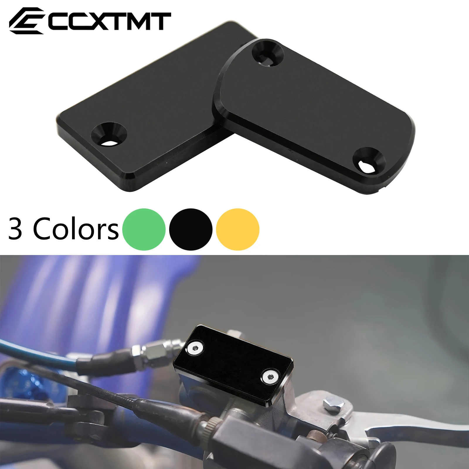 Motorcycle Front Rear Brake Reservoir Caps Oil Fluid Cover For Kawasaki KX 125 250 250F 450F For Suzuki RM 125 250 RMZ 250 450
