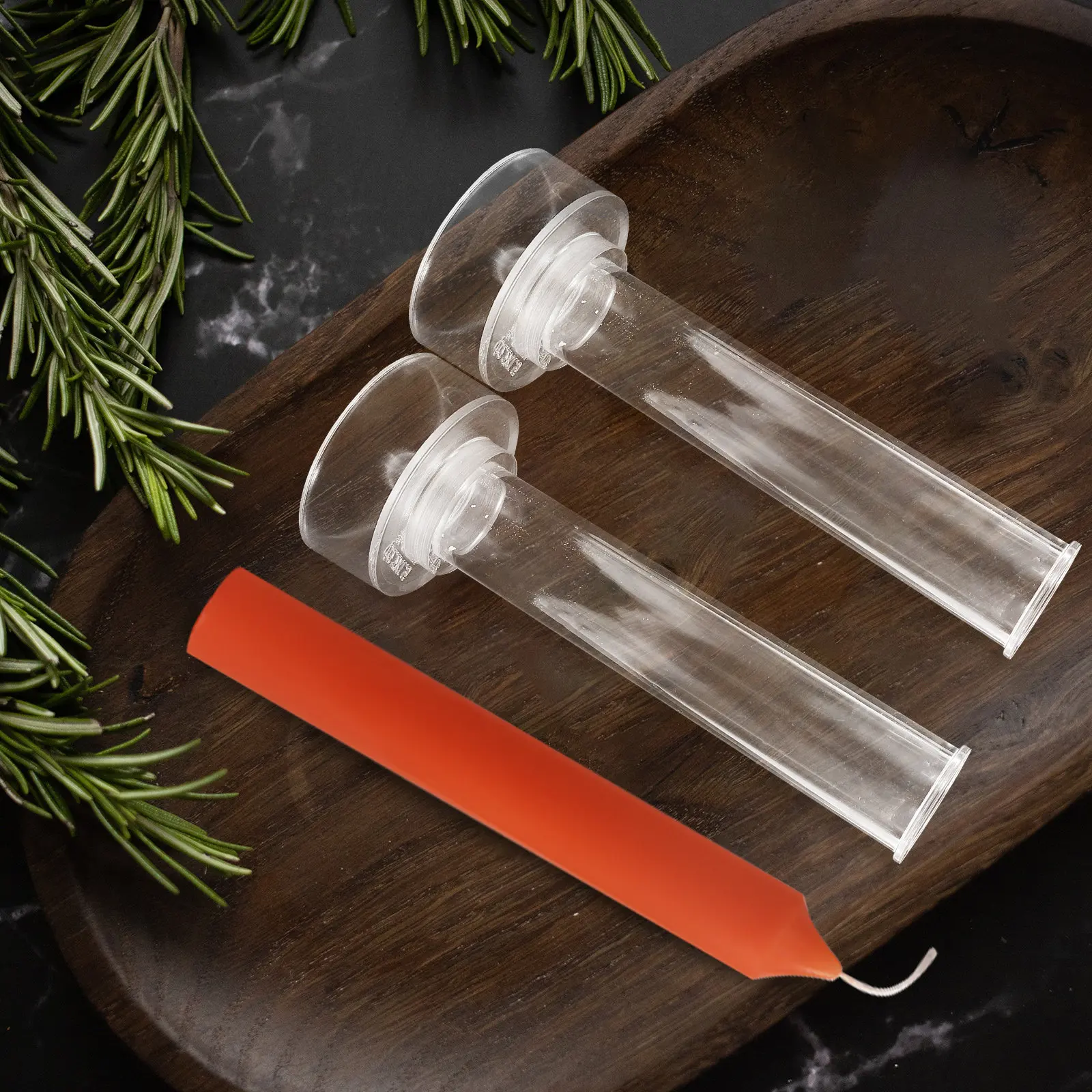 แม่พิมพ์เทียน 2 ชิ้น สำหรับเที - Beeswax Taper Candle บทวิจารณ์และราคา