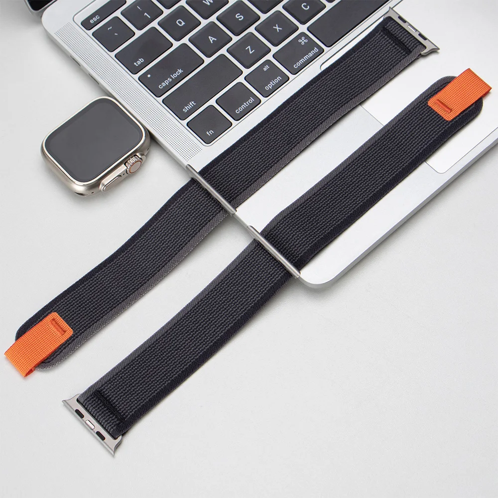 حلقة درب لساعة أبل الترا 2 الفرقة 49 مللي متر 44 مللي متر 40 مللي متر 45 مللي متر 41 مللي متر 42 مللي متر 38 كوريا سوار iWatch سلسلة 7/6/se 8 9 10 46 مللي متر الأشرطة