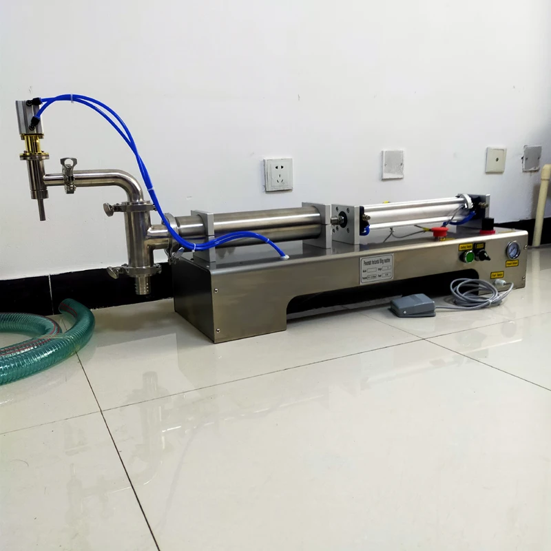 Semi-automatic Single Head Cream Honey Chocolate Sauce Water Bottle Filling Machine