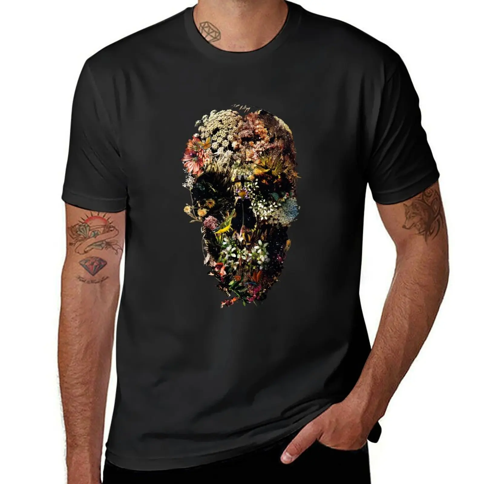 Smyrna Skull T-Shirt cute clothes korean fashion funny t shirts for men