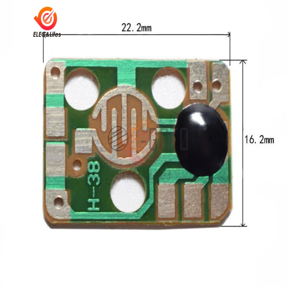 10Pcs/lot DC 3V-4.5V Dog Barking Music Chip Animal Voice Sound Module Trigger Button Play For DIY Board Toy 22*16mm