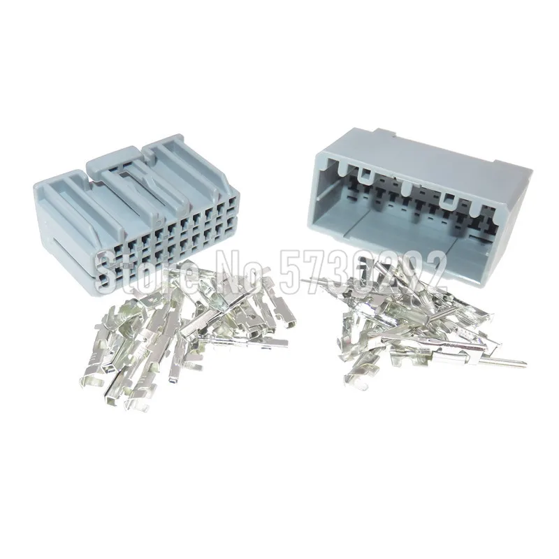 

22P 917989-6 Automotive Cable Harness Socket Plug With Terminals