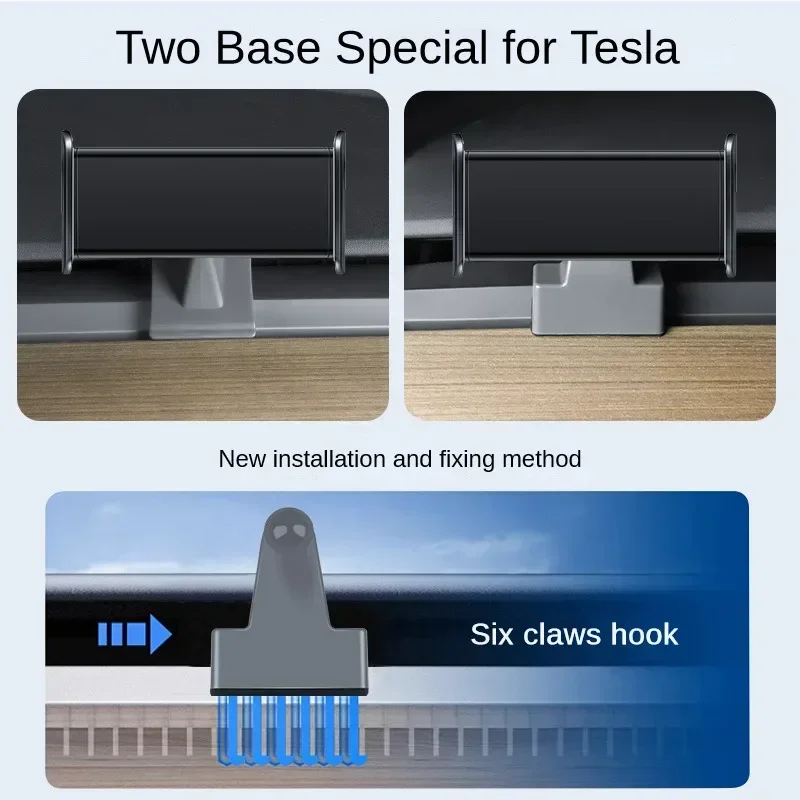 Tesla 3および2023用のオートバイ電話ホルダー,車のダッシュボードマウント,改造されたタブレット,PCホルダー,車内アクセサリー