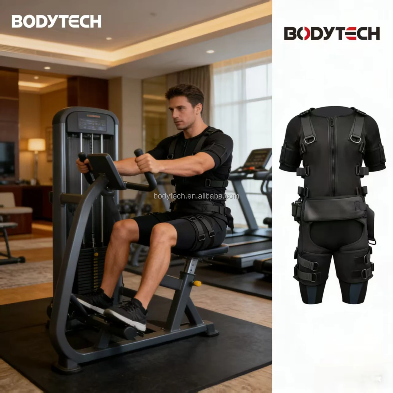 EMS Training Suit Electrical Muscle Stimulation Suit OEM Manufacturer Custom Logo CE Certified Wholesale Smart Fitness Wear