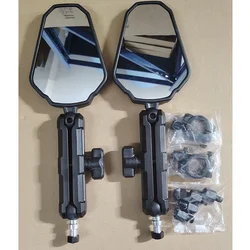 Pair Motorcycle West Wind Rearview Mirror Foldable Adventure Side Mirrors For KTM Duke 390 790 1190 1290 890 200 250 990