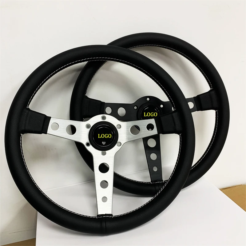 

Tiypeor Volante 350MM Steering Wheel Microfiber Leather Sport Drifting Steering Wheel Manufacture