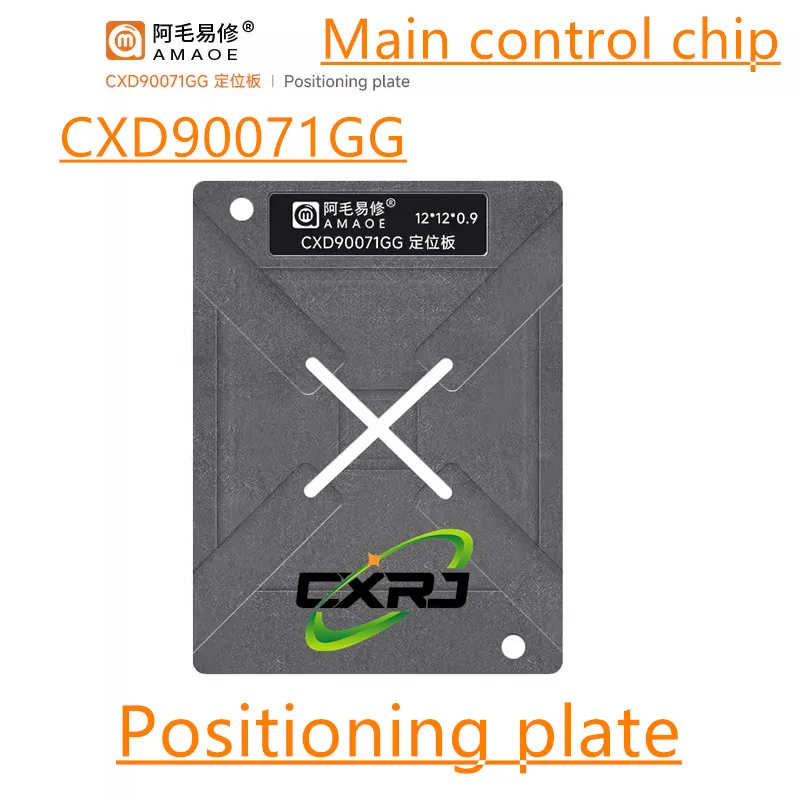 AMAOE BGA Stencil Reballing Template Station Kit For CXD90071GG PS5 Main control chip South Bridge Graphics IC Positioning plate
