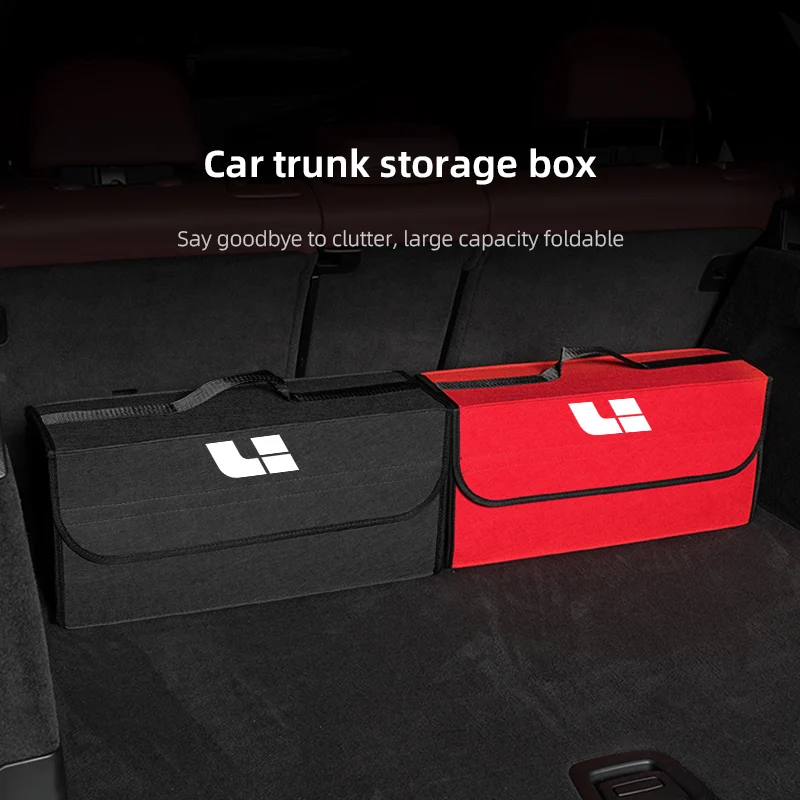 

Car Trunk Storage Bag Organizer Sundries Stowing Tidying Box For LiXiang Leading Ideal L9 L8 L7 L6 ONE MEGA I8