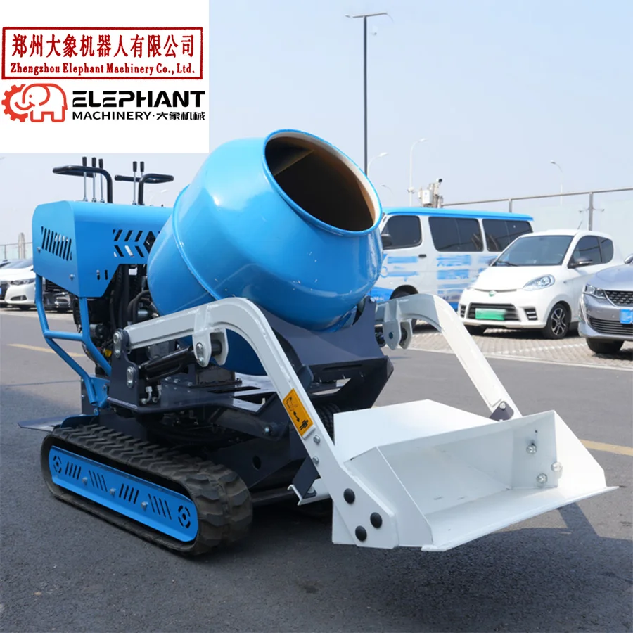 Customized China Brand Small Mixing Tanker Self Loading Transit Concrete Mixer Dumper Municipal Engineering Compact Concrete Mix