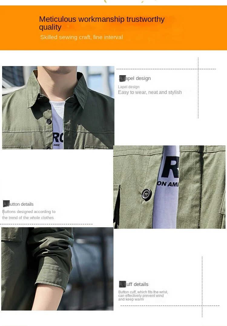 Spring Men's Shirt Retro Solid Color Outdoor Sports Mountaineering Lapel Cardigan Long Sleeved Minimalist Street Men's Clothing