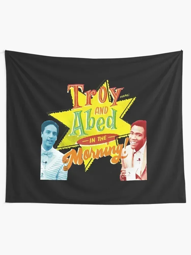 Troy and Abed in the Morning! Tapestry Wall Carpet Aesthetic Room Decor Korean Tapestry