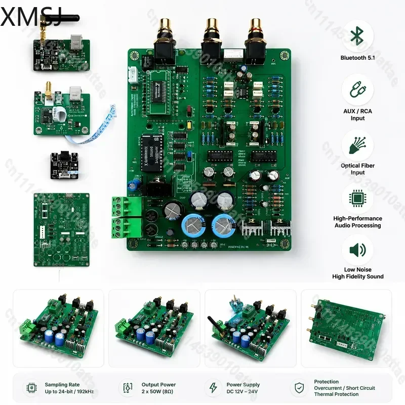 PCM56 AD1860 SAA7220 DAC Decoding Board Digital Audio Converter Module HiFi DIY Kit