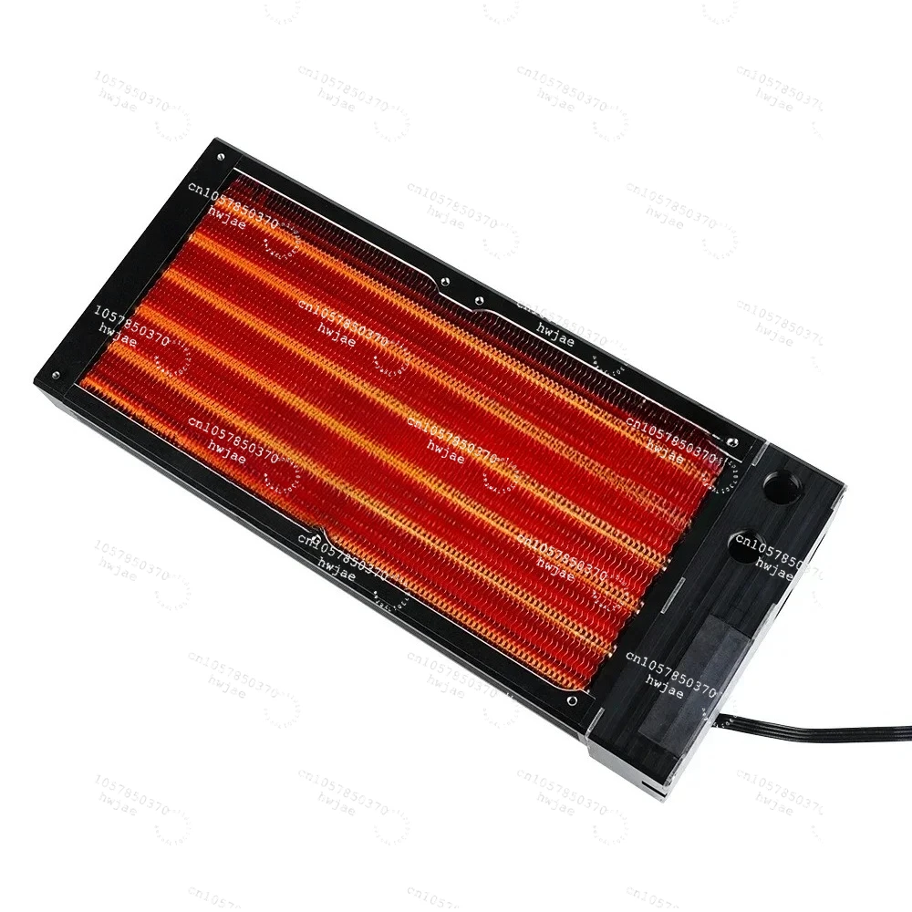New craftsman ultra-thin 17MM version, Titan cold row 120 240 360 copper A4 chassis split water cooling