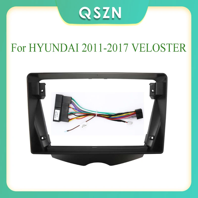 

2 Din Car Radio Fascia Fascias Panel Frame CD DVD Dash Audio Interior for HYUNDAI 2011-2017 VELOSTER