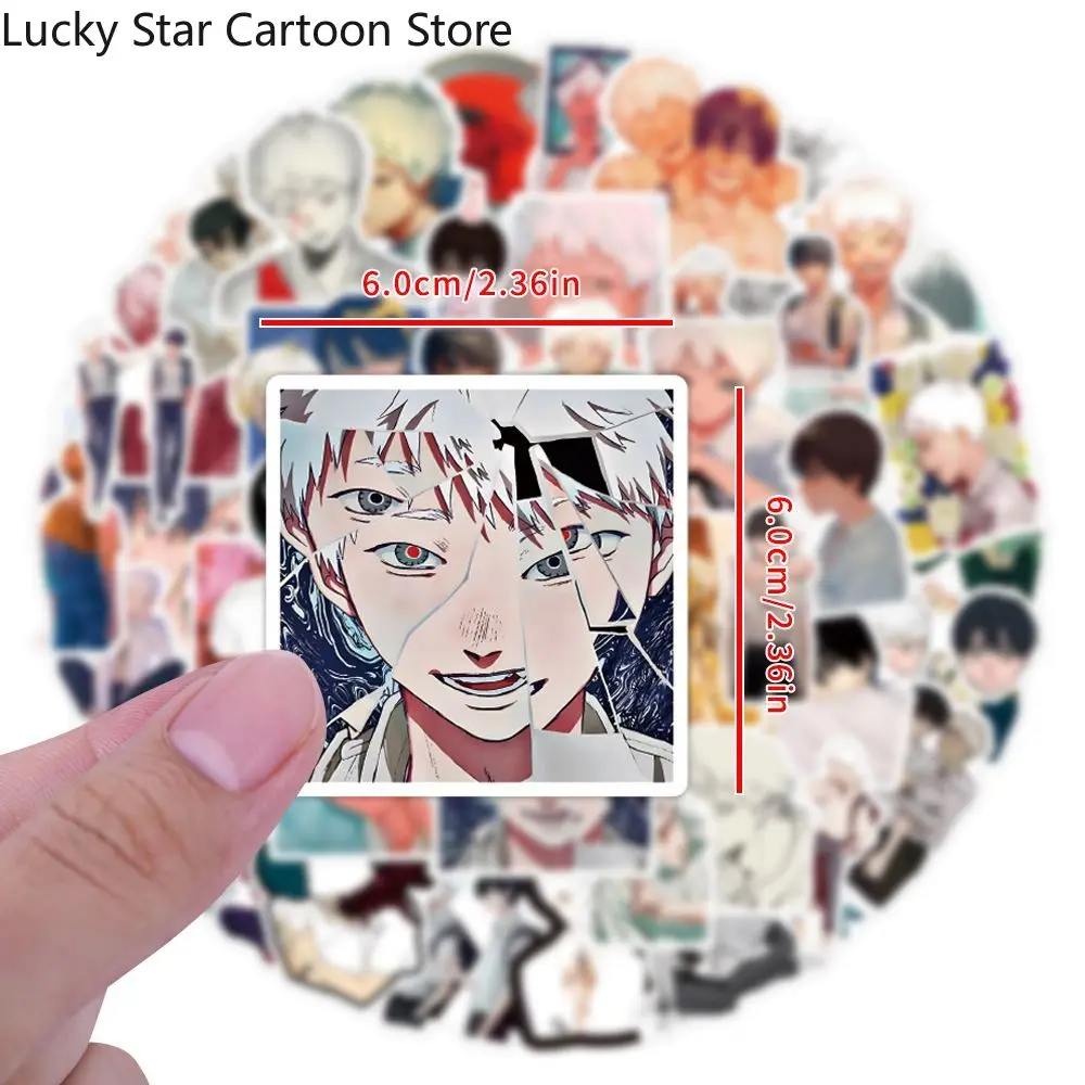 52 قطعة أنيمي الصيف Hikaru Died Tsujinaka Yoshiki الكرتون ملصقات صناعة يدوية الأمتعة المقاومة للماء الهاتف المحمول المقرب مائي دي