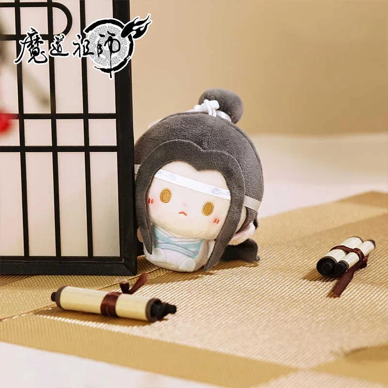 Mo Dao Zu Shi Lan Wangji Wei Wuxian llavero de peluche muñeca juguete de peluche MDZS gran maestro del cultivo demoníaco figura colgante 8cm