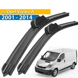 Erick's Wiper LHD Front Wiper Blades For Opel Vivaro A 2001 - 2014 Windshield Windscreen Clean Window Car Rain Brushes 24