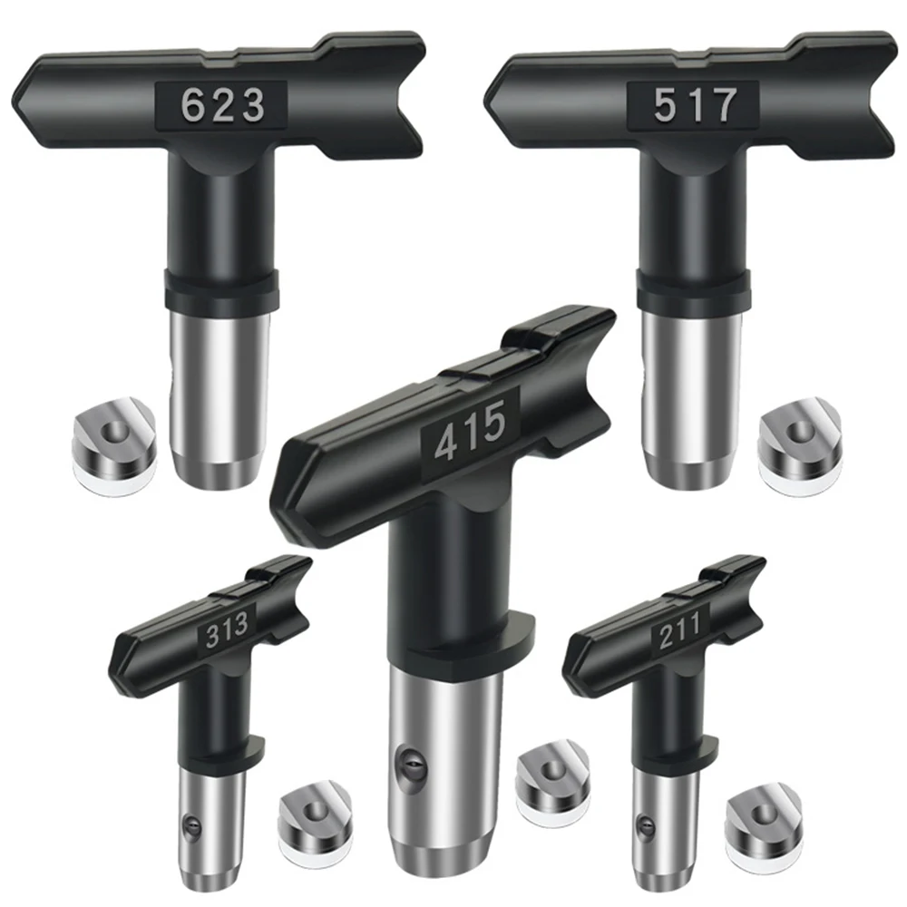 1 Set Multiple Model Airless Paint Sprayer Nozzles Reversible Spraying Gun Machine Tips Accessories For Titan Wagner 9raco